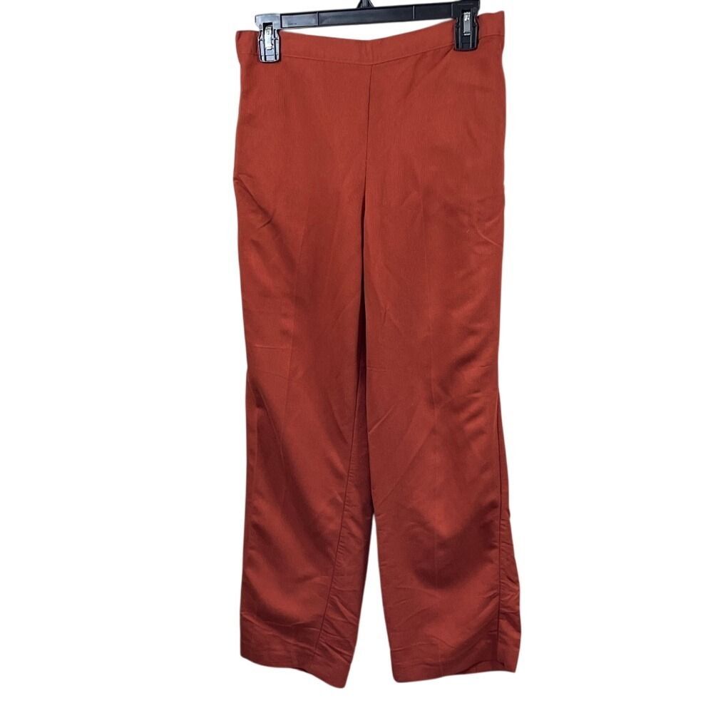 Rust‎ Colored Pants Trousers Dressy Career Wear Modern Style
